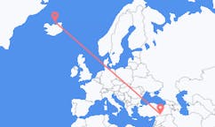 出发地 冰岛格里姆赛目的地 土耳其尚勒乌尔法的航班