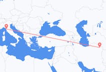 Flights from Mashhad to Pisa