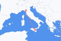 Flights from Comiso to Pisa