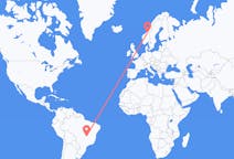 Flights from Brasília, Brazil to Trondheim, Norway