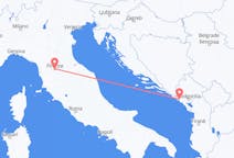 出发地 黑山从 蒂瓦特目的地 意大利佛罗伦萨的航班