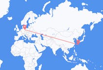 Flyg från Amami, Japan till Berlin, Maryland, Tyskland