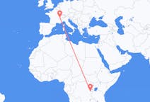 Flyg från Cyangugu, Rwanda till Genève, Schweiz