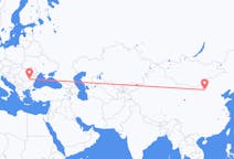 Flyg från Baotou, Kina till Bukarest, Rumänien