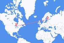 加拿大出发地 蘇聖瑪麗飞往加拿大目的地 赫尔辛基的航班