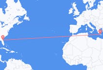 Flyg från Jacksonville, USA till Chania, Grekland
