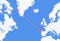 Flyg från Nuuk till Santiago de Compostela