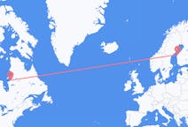 캐나다 쿠주아라픽에서 출발해 핀란드 바사에게(으)로 가는 항공편