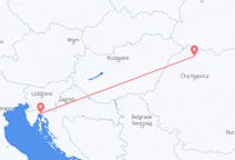 Flights from Baia Mare, Romania to Rijeka, Croatia