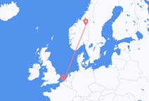 Flights from Røros, Norway to Ostend, Belgium