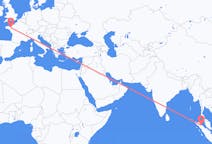 Flyrejser fra Medan, Indonesien til Rennes, Frankrig