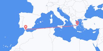 Flyreiser fra Gibraltar til Hellas