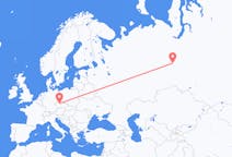 Flyg från Khanty-Mansiysk till Prag
