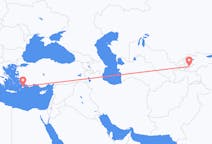 Flyg från Fergana, Uzbekistan till Rhodes, England, Grekland