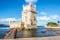 Photo of the Belem tower at the bank of Tejo River in Lisbon ,Portugal.