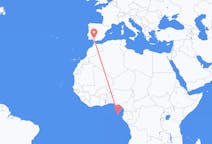Flug frá São Tomé til Sevilla