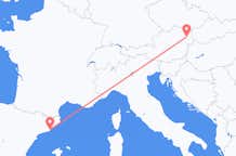 Flyreiser fra Vienna, til Barcelona