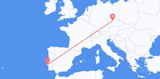 Flyg från Portugal till Tjeckien
