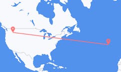 Flyreiser fra Lewiston, USA til Ponta Delgada, Portugal