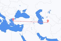 Flyreiser fra Asjkhabad, til Mytilene