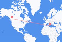 Flyreiser fra Prince George, Canada til Malta, Malta