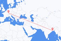 出发地 印度出发地 加尔各答目的地 法国斯特拉斯堡的航班