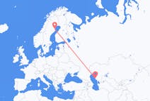 Flyreiser fra Aktau, Kasakhstan til Skellefteå, Sverige
