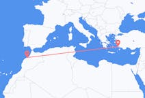 出发地 摩洛哥出发地 卡薩布蘭卡目的地 土耳其哈利卡那索斯的航班