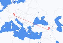 Flyrejser fra Siirt, Tyrkiet til Innsbruck, Østrig