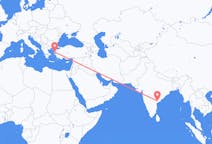 Flights from Vijayawada, India to Mytilene, Greece