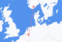 Lennot Kristiansandista, Norja Maastrichtiin, Alankomaat