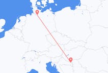 Flug frá Osijek, Króatíu til Hamborgar, Þýskalandi