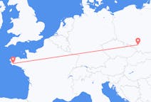 Flights from Quimper, France to Katowice, Poland