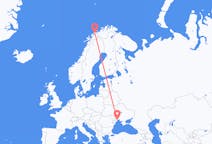 Flyg från Odessa, Ukraina till Tromsö, Norge