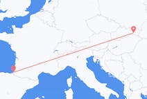 Flights from Košice, Slovakia to Biarritz, France
