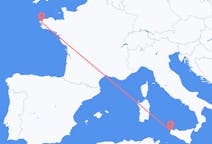 Flights from Trapani, Italy to Brest, France