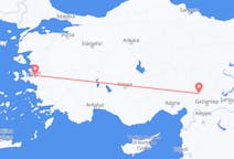 Vols depuis la ville d'Izmir vers la ville de Kahramanmaraş