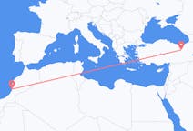 Flyrejser fra Agadir, Marokko til Erzincan, Tyrkiet