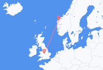 Flights from Volda, Norway to Birmingham, the United Kingdom