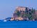 View of the Palazzo d'Avalos on the Gulf of Naples, Italy