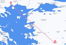 Flüge von Denizli, die Türkei in die Präfektur Kavala, Griechenland