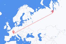 Flights from Nadym, Russia to Geneva, Switzerland