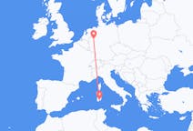 Vluchten van Dortmund, Duitsland naar Cagliari, Trento, Italië