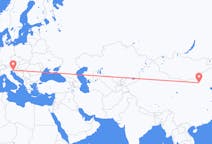 出发地 中国呼和浩特市目的地 意大利的里雅斯特的航班