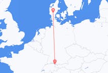Flights from Thal, Switzerland to Billund, Denmark