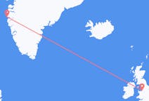 Flights from Liverpool, England to Sisimiut, Greenland