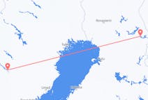 Flyg från Kuusamo till Vilhelmina