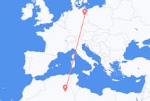 Flyg från Hassi Messaoud, Algeriet till Berlin, Maryland, Tyskland