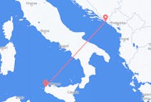 Lennot Dubrovnikista, Kroatia Trapaniin, Italia