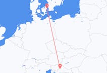 Vols de Copenhague pour Zagreb